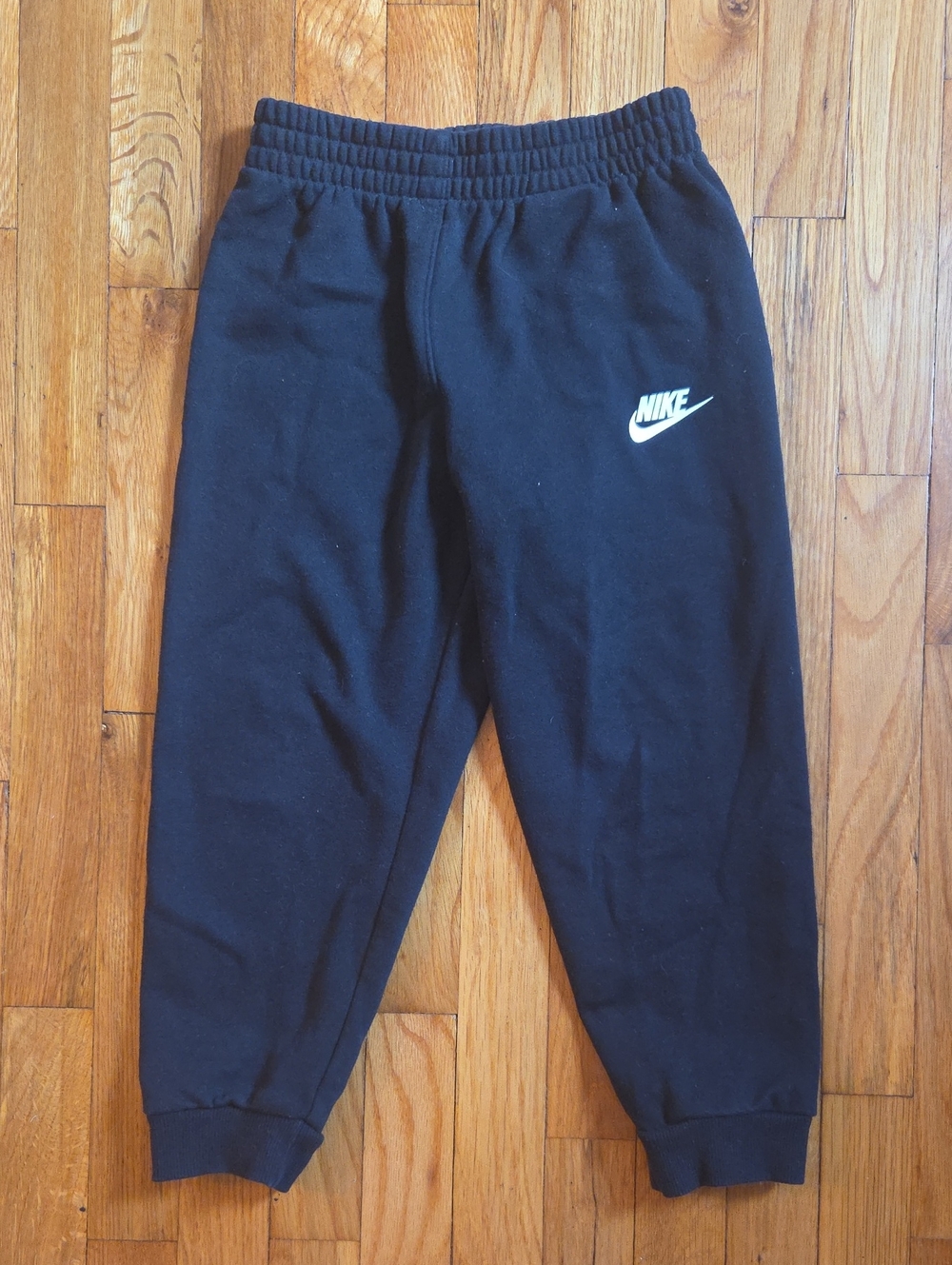 Nike Black Kids Logo Fleece Joggers